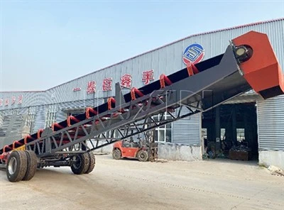 Portable Radial Stacking Conveyor